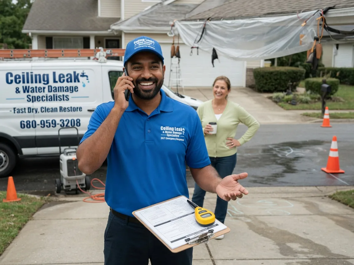 Ceiling Leak Cleanup Lindale, GA FAQs